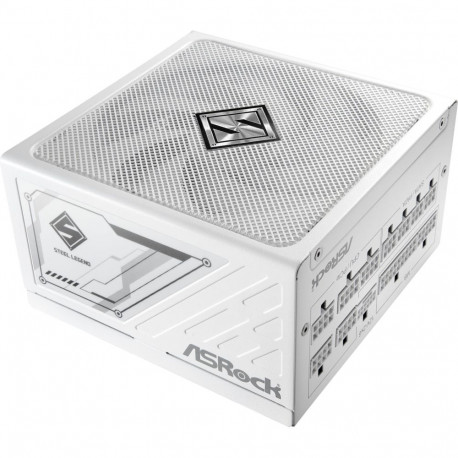 Steel Legend toiteplokk SL-850GW 1x 12-Pin High Power GPU 2x PCIe kaablijuhtimisega 850W, valge