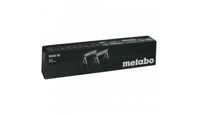 Arbeitsbock-Set MAB 82 (schwarz/silber, belastbar bis 590 kg pro Bock)