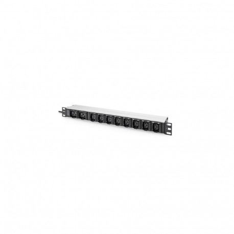 Digitus Socket Strip with Aluminum Profile, 10-way, 2 m cable IEC C20 plug