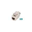 Digitus CAT 8.1 Keystone module, shielded, tool-free mounting connection - 4 pcs.
