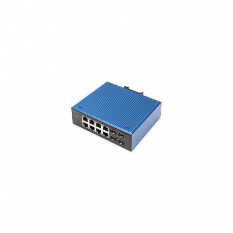 Digitus Industrial 8+4 port Gigabit Ethernet PoE switch