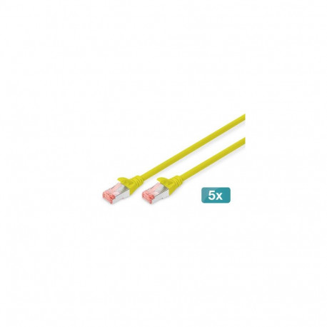 Digitus CAT 6 S/FTP patch cable, 5 pieces