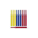 Label-the-cable LTC BASIC cable tie Synthetic Multicolour 10 pc(s)