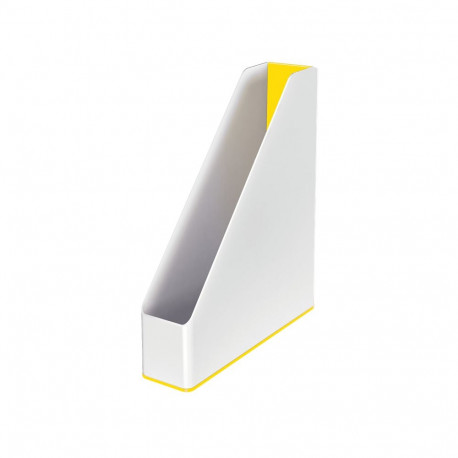 Dokumendikast 73x318x272mm Leitz WOW Dual colour, läikiv, valge-kollane