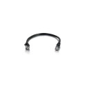 C2G 5m Cat6 Booted Unshielded (UTP) Network Patch Cable - Black