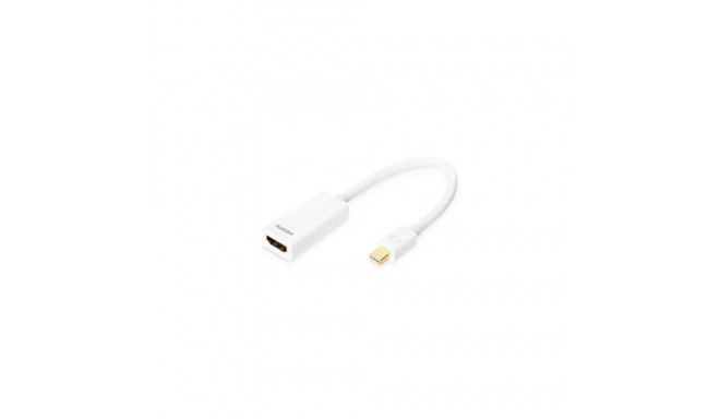 Digitus DisplayPort Adapter Cable - Mini DP to HDMI Type A