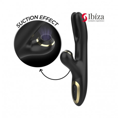 IBIZA - DOUBLE VIBRATOR CLAMPING BLACK