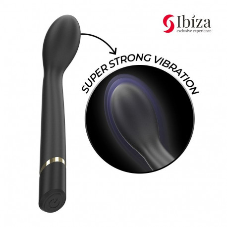 IBIZA - VIBRADOR PUNTO·G 10 VIBRACIONES RECARGABLE IBIZA - G-SPOT VIBRATOR 10 VIBRATIONS RECHARGEABL