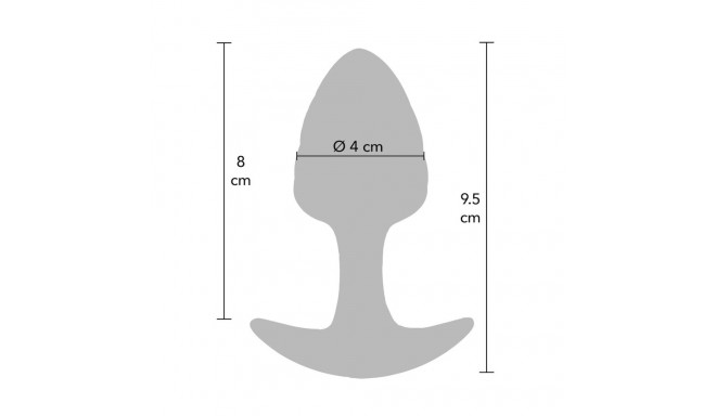 Crystal Butt Plug Medium