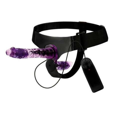 HARNESS ATTRACTION - RODNEY DOUBLE PENETRACI N VIBRATOR 18 CM -O- 3.5 CM