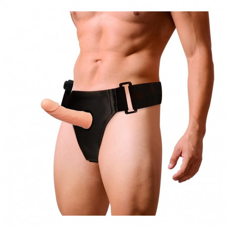 HARNESS ATTRACTION rakmed õõnsate raamidega vibraatoriga 15cm Ø5cm