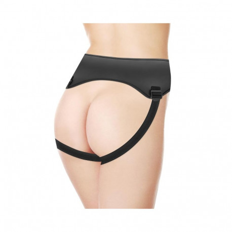 CYBER SILICOCK - STRAP-ON HARNESS WITH 3 RINGS FREE