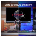 HyperX peakomplekt Cloud Alpha juhtmega, must-punane