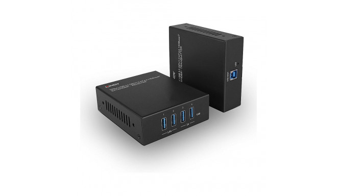 "LINDY USB 3.2 Gen 1 Cat.6A HDBaseT Extender 100m"