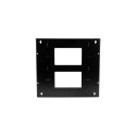 "Wandmontage Server Rack mit Fachboden - 4HE - Anpassbar von 30,5 cm - 45,7cm"