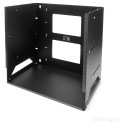 "Wandmontage Server Rack mit Fachboden - 4HE - Anpassbar von 30,5 cm - 45,7cm"
