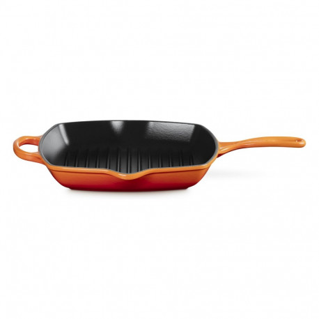 Le Creuset grillpann malmist ruudukujuline 26cm, punane