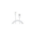 Mocco Lightning USB data and charging cable 1m White