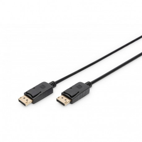 Connection Cable DisplayPort with snaps 1080p 60Hz FHD Type DP / DP M / M black 2m