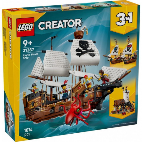Blocks 31387 Iconic Pirate Ship
