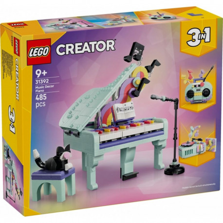 Blocks 31392 Music Decor Piano with Cat