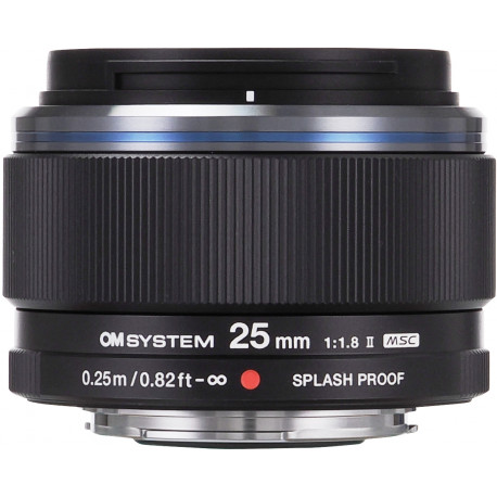 OM SYSTEM M.Zuiko Digital ED 25mm f/1.8 II lens, black