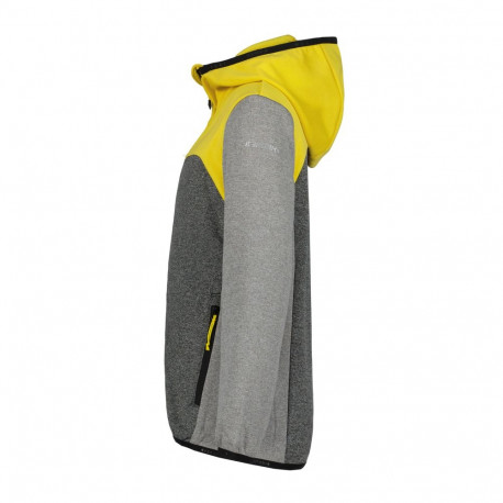 Fliisjakk Icepeak Keota JR hall/kollane