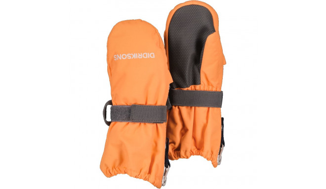 Kindad Didriksons Biggles Zip Mitten 7 oranž