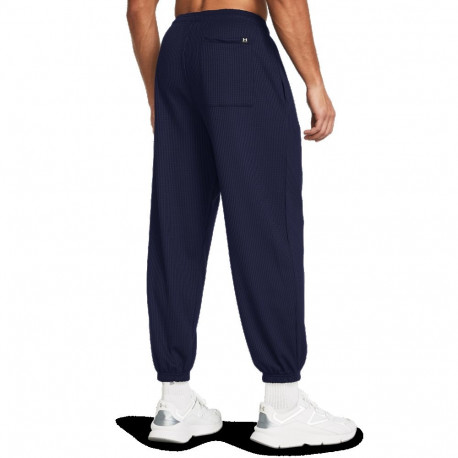 Treeningpüksid Under Armour UA Rival Waffle Jogger tumelilla