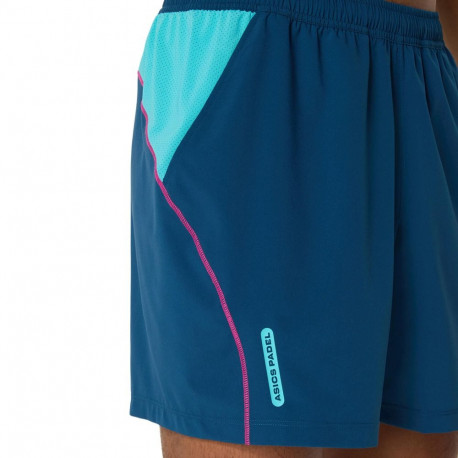 Treeningpüksid Asics Padel Court 7IN Short tumesinine/roheline