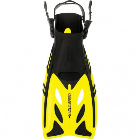 Ujumislestad Aqua Speed Eon must/kollane