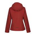 Softshell Icepeak Brenham tumepunane/roosa