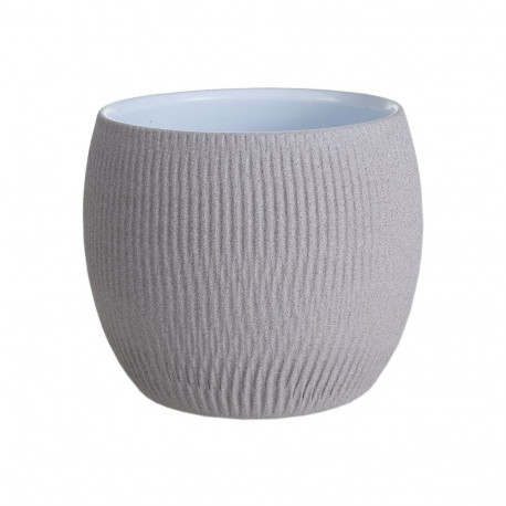 FLOWER POT CERAMIC 667 13CM GRAY