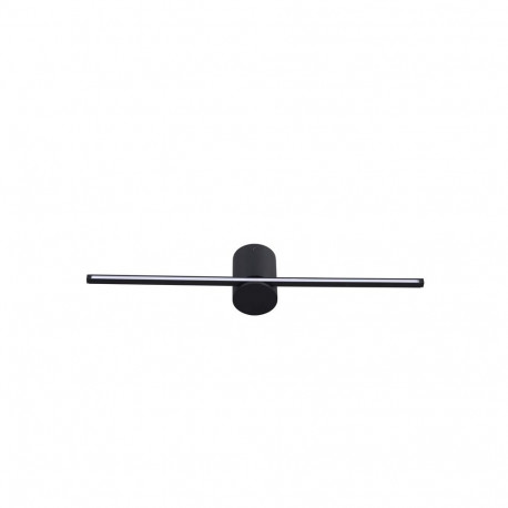 WALL LED LIGHT MODERN SLIM M IP44 BLACK
