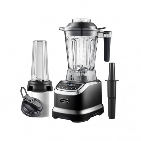 Blender - Amzchef ZM5003-BK 1,800W 1.85L 26,000 RPM Black