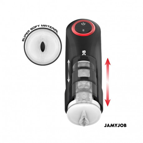 JAMYJOB - GRAVITY AUTOMATIC VAGINA MASTURBATOR 5 THRUSTING MODES AND SOUND EFFECT