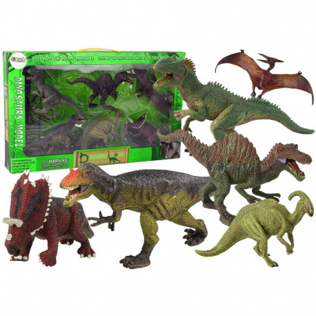 Suur dinosaurusefiguuride komplekt, 6 tk, eelajaloolised isendid