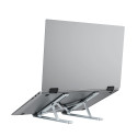 Wozinsky WDCX-X8S Foldable Adjustable Laptop Stand - Silver