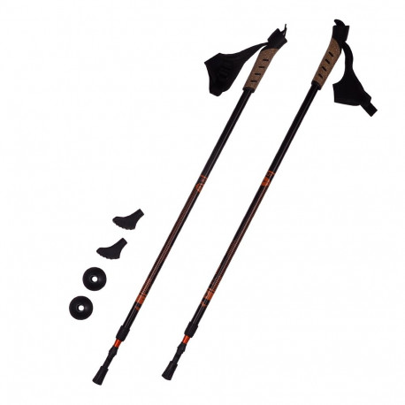 Kijki Nordic Walking Pacer Bjorn pomarańczowy 2-częściowy