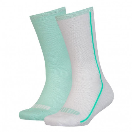 Skarpety dla dzieci Puma Mesh Sock 2 pary białe, miętowe 907628 01