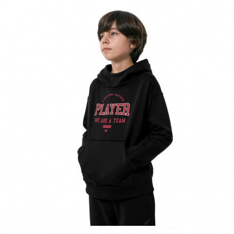 Bluza dla chłopca 4F głęboka czerń HJZ22 JBLM006 20S
