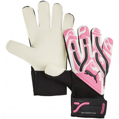 Rękawice bramkarskie Puma Ultra Play RC różowo-białe 41862 08
