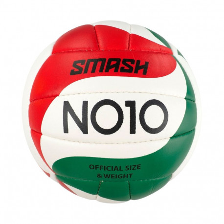 NO10 võrkpall Smash, valge-roheline-punane
