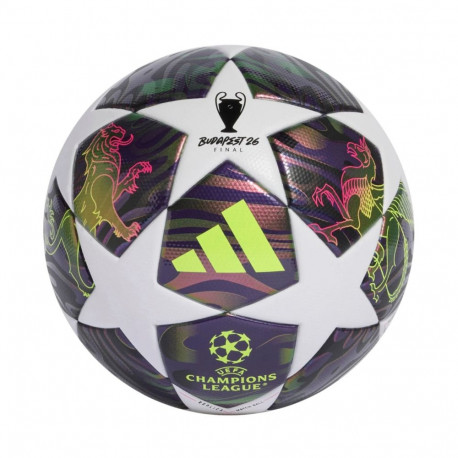Piłka nożna adidas UCL 25/26 Final League fioletowo-biała JX9095