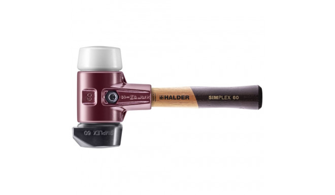Halder SIMPLEX soft-face mallet 60 Rubber / Superplastic