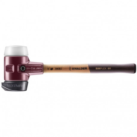 Halder SIMPLEX soft-face mallet 80 Rubber / Superplastic