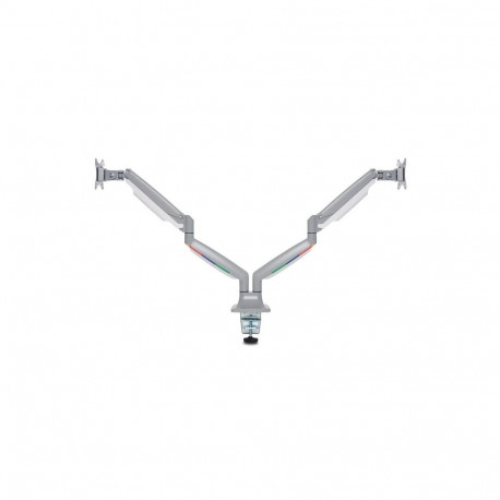 One-Touch Height Adjustable Dual Monitor Arm