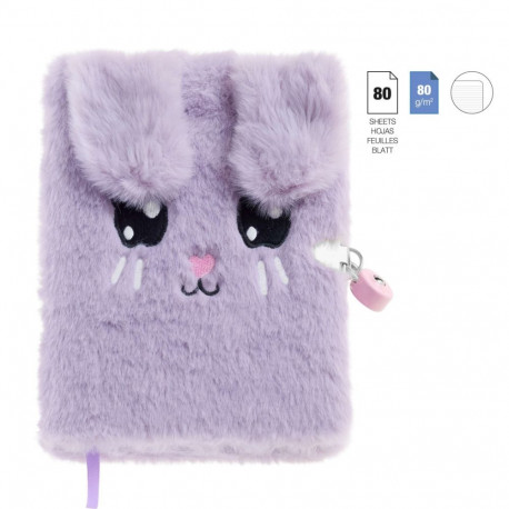 Salapäevik lukuga Fluffy Bunny B2F Miquelrius