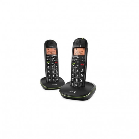 Doro PhoneEasy 100w Duo DECT telephone Black