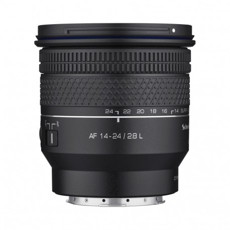 Samyang objektiiv AF 14-24mm F/2.8 L mount täiskaader ja APS-C